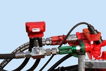 Zentrale Hydraulikversorgung mit KENNFIXX-Schlauchmarkierung