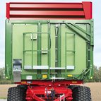 Silageaufsätze wahlweise in Grün oder Rot erhältlich