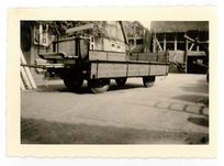 Plattformwagen aus den 50er Jahren, zul. Gesamtgewicht  3 t