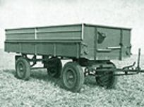 1972: Three Way Discharge Dumper, type KK 120. Permissible total weight: 8 t